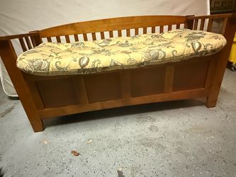 Wood Storage/Bed Bench