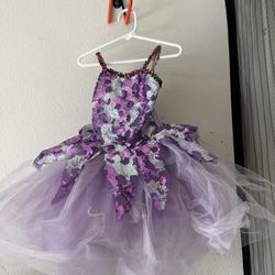 Revolution Dancewear Ballet Costume Size Small Child Purple