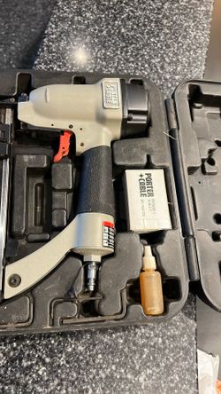 PORTER CABLE Air Nail Gun: Pin, 0°, Glue, 1/4 in, Bump, Strip Collation, For 23 ga Nail Gauge, Model FN-250 B
