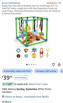 Puppy Play Gym with 8 Hanging Toys – BRAND NEW IN BOX
