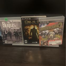 The Beatles Rock and Deus Borderland Ps3
