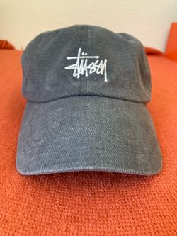 Used stussy charcoal grey hat