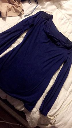 Blue long sleeve shirt