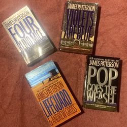 Four James Patterson Paperback Books