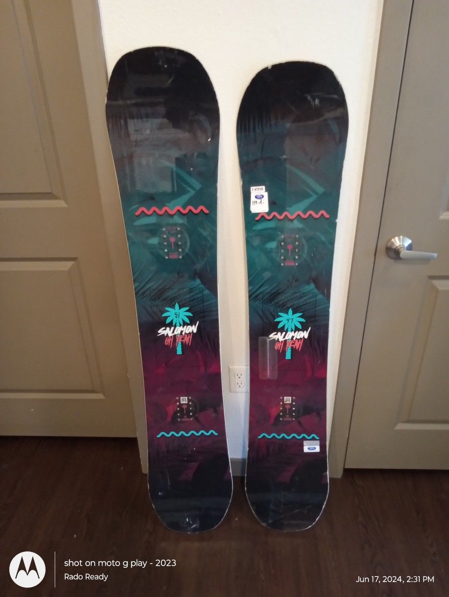 Solomon OH YEAH Women's And Boys Matching Snowboard