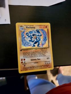 1st edition machamp holo