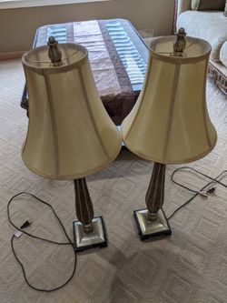 2 Connolly's Lamps Classy High End Decor