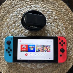 Nintendo Switch Neon Blue And Red