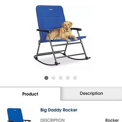 ULINE Big Daddy Rocker Chair – Heavy Duty (600 lb capacity)