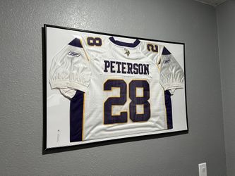 Adrian  Peterson Minnesota Vikings NFL Jersey Reebok Stitched Frame