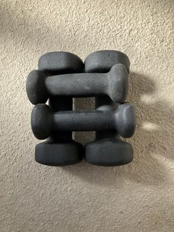 Set of 2 Pairs of Dumbbells (3 lb & 1 lb)