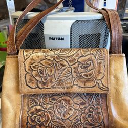 TULARE - LEATHER TOOLED, MAKE OFFER
