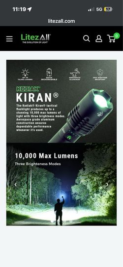 Kodiak.    10,000 Lumens