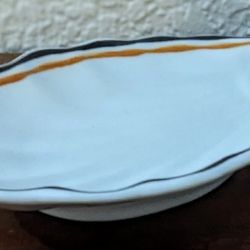 Vintage Vitrified China Seashell Trinket Dish