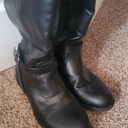 Jeossy Women's 50 Knee High Riding Boots Size 9.5