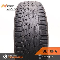 Full set of 4 Used  9.5/32    235/60R18  107V  Nokian  Encompass AW 01