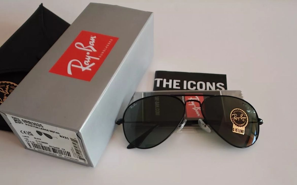 Rayban Aviator Sunglasses New In Box