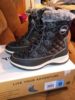 Eddie Bauer fur boots size 9 woman's