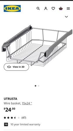 IKEA Kitchen wire Baskets