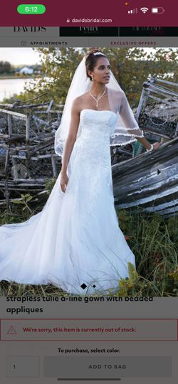 Wedding Dress, Veil, And Preservation Kit