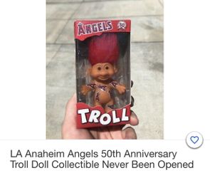 Aneheim Anniversary 50th Troll Doll Collectible
