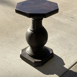Side/Pedestal Table (Dark Brown)