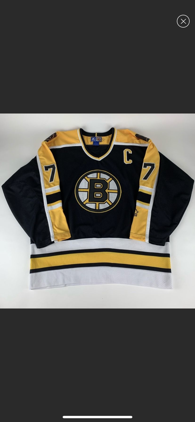 Ray Bourque Boston Bruins NHL Vintage Starter Hockey Jersey