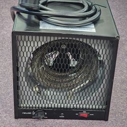 NewAir Electric Garage Heater G56, 5600W, Heats Up To 560 Sq Ft., 19000 BTU, Adjustable Thermostat, with NEMA 6-30R plug