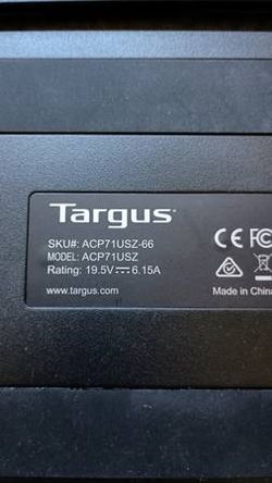 Targus ACP71USZ Docking Station computer accessories