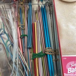 Knitting Needles, Crochet Needles, Zippers