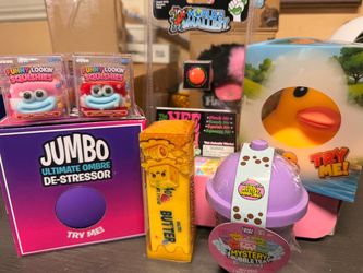 Novelty Toy Bundle – Squishies, Stress Ball & More