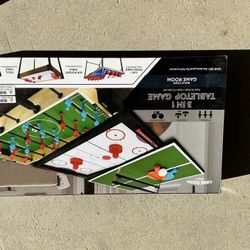 3 in 1 Tabletop Game New Open Box 
