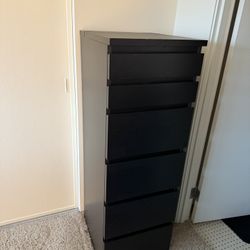 IKEA Dresser. 6 Drawers + Vanity