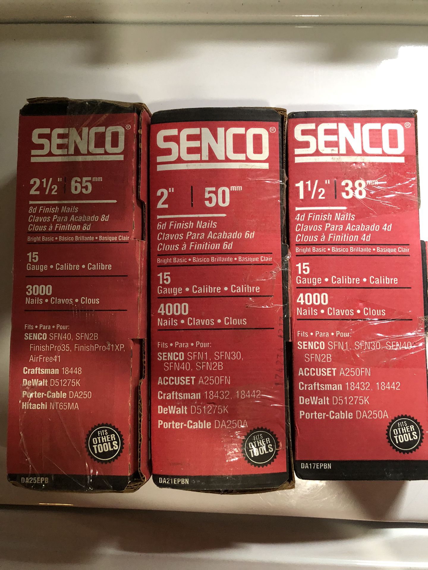 Senco 2 1/2 2 1 1/2 Finish Nails