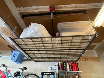 Garage Ceiling Lift Storage Rack, Overhead Garage Storage Rack