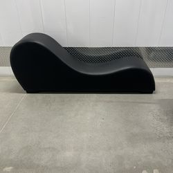 Vegan Leather Yoga Chaise Lounge, Yoga Chairs For Adults Stretching Exercising Relaxing.