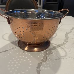 Colander- Copper and Stainless steel 
