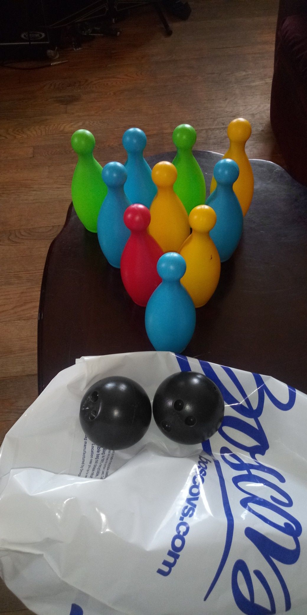 Kids bowling ball set