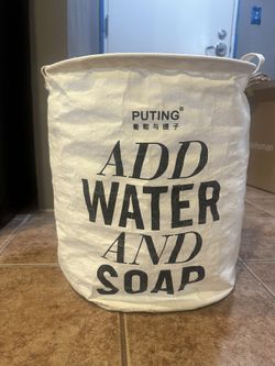 Laundry Hamper Midcentury Modern Just Add Water XL Bag $65 MSRP