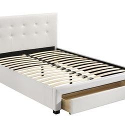 Queen White Plain With Ortho Matres.colchon 