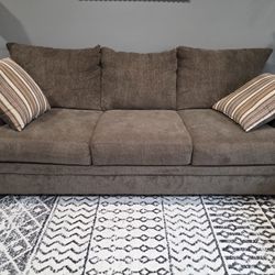 Fabric sofa and love seat