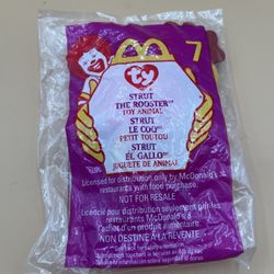 Ty Teenie Beanie Babies Strut The Rooster McDonald’s #7