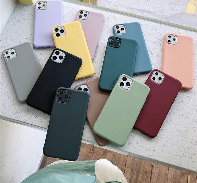 Silicone case for iPhone 11 Pro X XR XS Max 6 6s 7 8 Plus