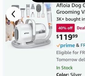 Dog grooming kit barely used some parts new
