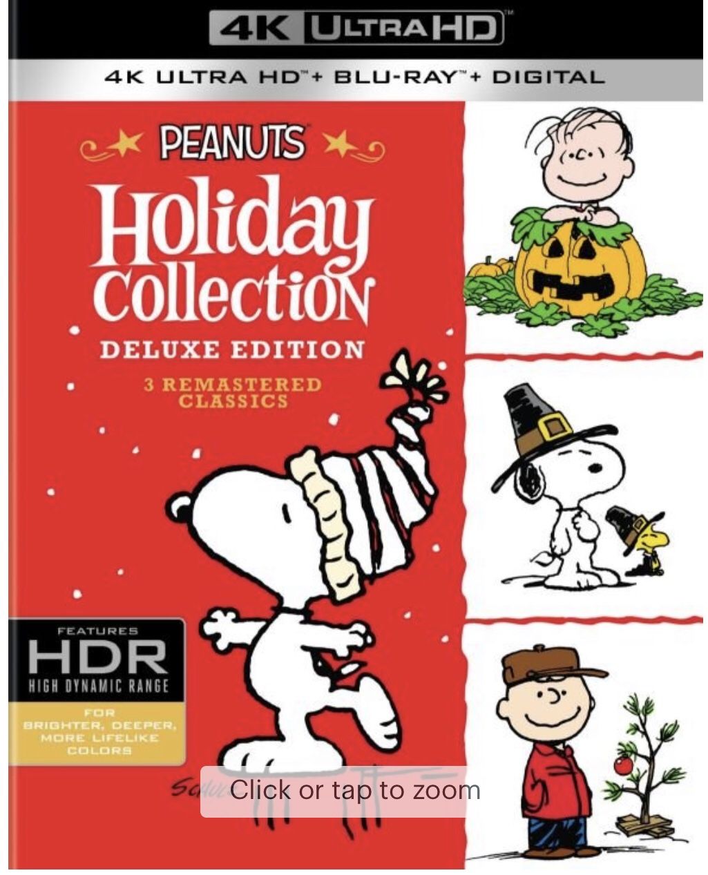 The Peanuts Holiday Collection Includes Digital Copy 4K Ultra HD Blu-ray