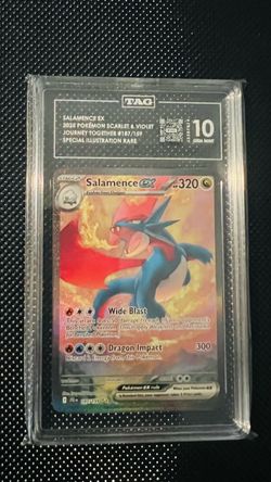 Salamence EX Special Illustration Rare TAG Graded 10