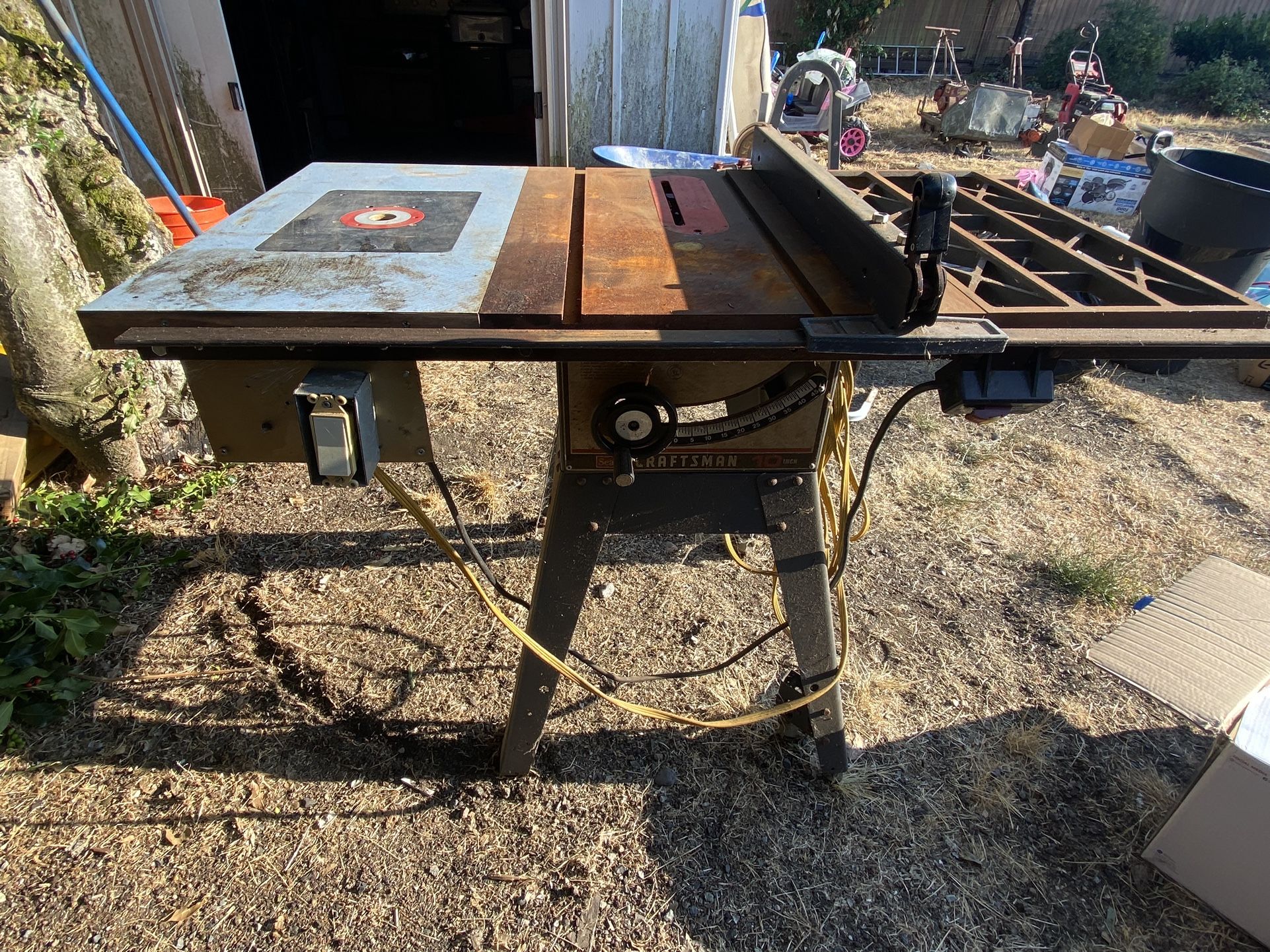 Craftsman Table Saw Bench With Router