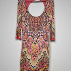 Boho Arden B sheath mini dress XL nwot
