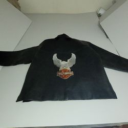 Harley  Davidson Motor Cycle Riding Leather Jacket