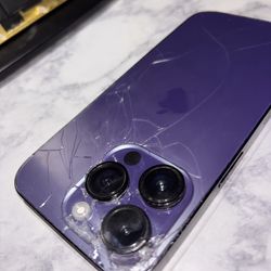 iPhone 14 Pro, unlocked, purple